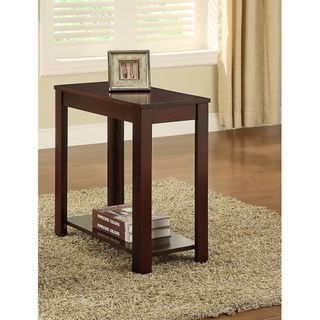 Cappuccino Wooden Chair Side End Table Coffee, Sofa & End Tables