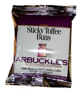 Arbuckle Coffee packets make a perfect pot of coffee every time, from 100% premium Arabica coffee, 10 count box of Sticky Toffee Buns  Ground Coffee  Grocery & Gourmet Food