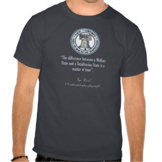 Ayn Rand Quote (Totalitarianism) T shirts