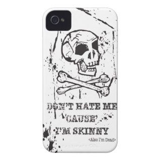 DON'T HATE ME CAUSE I'M SKINNY MAN iPhone 4 Case Mate CASES