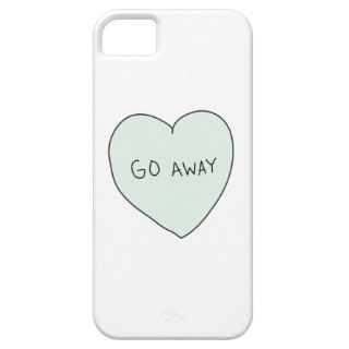 Sassy Heart Go Away iPhone 5 Covers