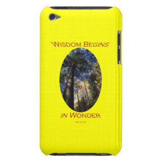 wisdom begins in wonder barely there iPod case