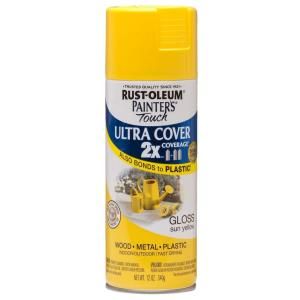 Rust Oleum Painters Touch 2X 12 oz. Gloss Sun Yellow General Purpose Spray Paint 249092