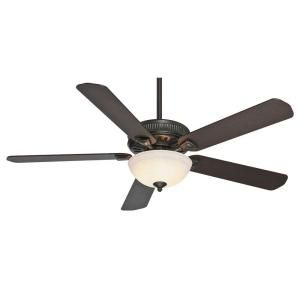 Casablanca Ainsworth Gallery 60 in. Basque Black Ceiling Fan with 4 Speed Wall Mount Control 55007