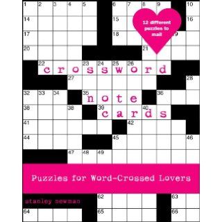 Crossword Note Cards Puzzles for Word Crossed Lovers (Potter Style) Stanley Newman 9780307337061 Books