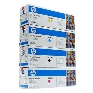 Genuine HP CC530A,CC531A,CC533A,CC532A BK/C/M/Y Toner Cartridge 4 Pack