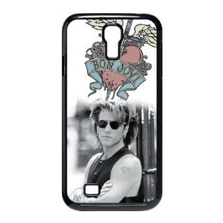 Custom Jon Bon Jovi Cover Case for Samsung Galaxy S4 I9500 S4 585 Cell Phones & Accessories