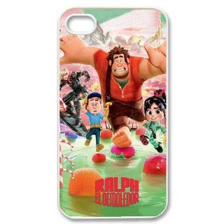 Custom Wreck It Ralph Cover Case for iPhone 4 WX7737 Cell Phones & Accessories