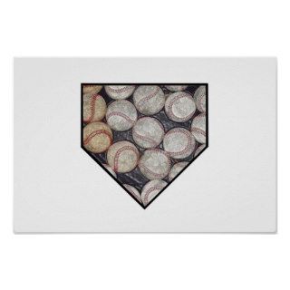 Baseball Home Print