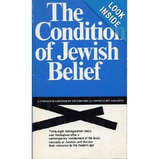 The Condition of Jewish Belief COMMENTARY MAGAZINE Books