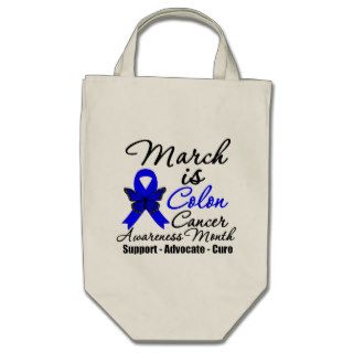 March is Colon Cancer Awareness Month Bags