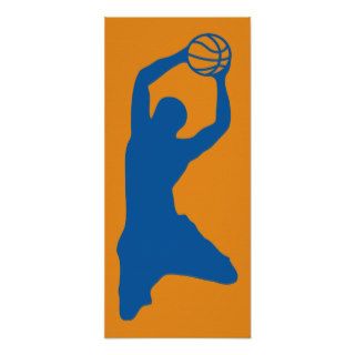 basketball silhouette posters