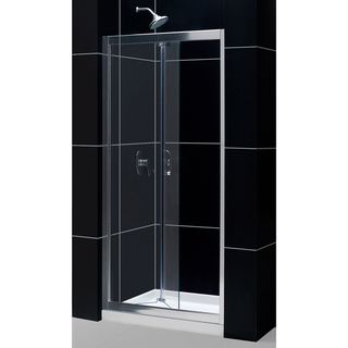 DreamLine Butterfly 34 35.5x72 inch Frameless Bi Fold Shower Door DreamLine Shower Doors