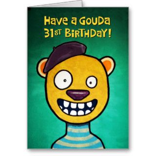 Funny 31st Birthday Card for Her