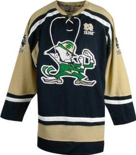 Notre Dame Fighting Irish Hat Trick Hockey Jersey   X Large  Sports Related Merchandise  Sports & Outdoors