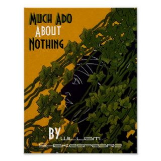 Poster Much Ado About Nothing William Shakespeare