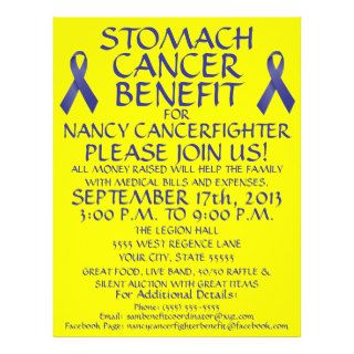 Stomach Cancer Ribbon Benefit Flyer