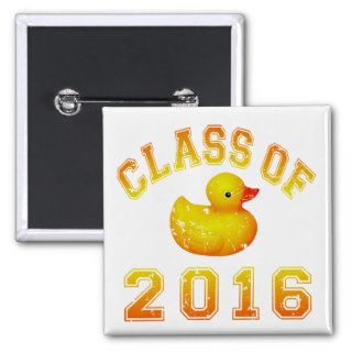 Class Of 2016 Rubber Duckie   Yellow/Red 2 Pin