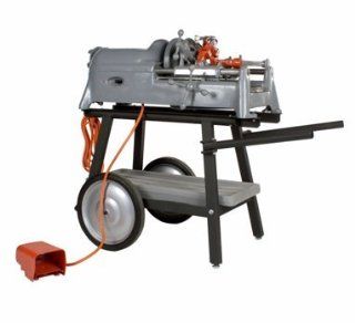 SDT Reconditioned Old Style RIDGID 535 Pipe Threading Machine 92462 150A Stand   Metal Pipe Cutters And Threaders  
