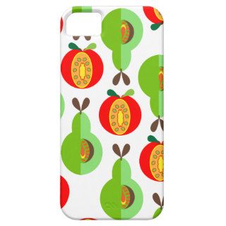 Cool Fresh Fruit Retro Print Pattern Apples Pears iPhone 5 Case
