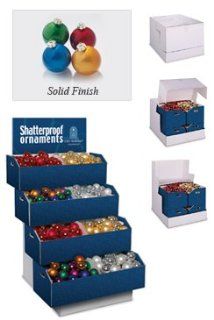Pack of 535 Multi Color Shatterproof Christmas Ball Ornaments   3" and 3.25"  