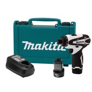 Makita 12 Volt Max Lithium Ion 1/4 in. Cordless Hex Driver Drill Kit FD01W