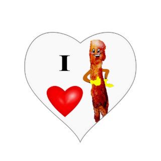 I love Bacon Stickers