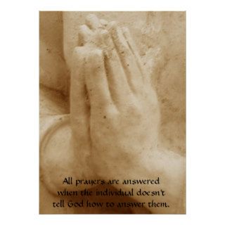 All Prayers Are Answered Poster