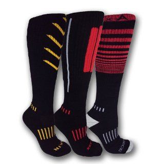 MOXY Socks Premium Deadlift Cushion Knee High Fitness Socks 3 Pack  Equestrian Boots  Sports & Outdoors