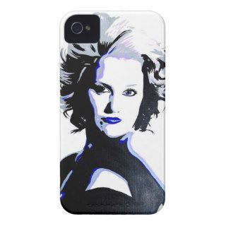 Pop art portrait painting of woman on Iphone case Case Mate iPhone 4 Cases