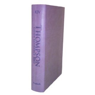 Thompson Chain Reference Bible (Style 537lavender index)   Handy Size KJV   Deluxe Kirvella Frank Charles Thompson 9780887076374 Books