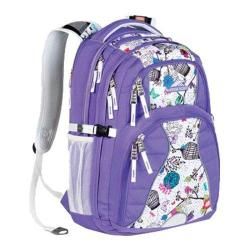 High Sierra Swerve Lilac Night/Forest Party/White High Sierra Fabric Backpacks