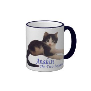 Anakin Two Legged Cat Logo, Cute Kitten Mug