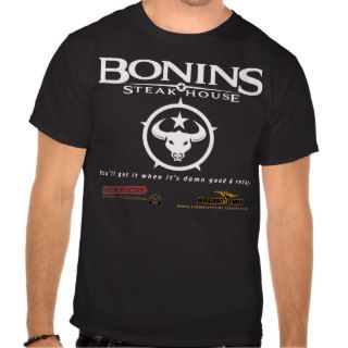 Bonins Steak House Dark Spoof Ad Shirt
