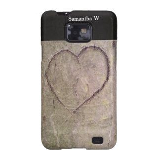 Heart Carved in a Tree Samsung Galaxy S Covers