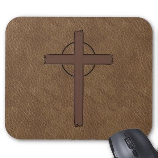 Branded Leather look Mouse Pad