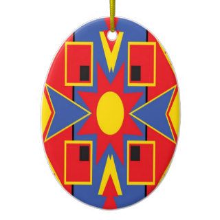 Native American Design Christmas Ornament