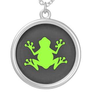 Chartreuse, Neon Green Frog Custom Jewelry