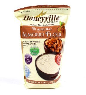Blanched Almond Meal Flour, 5 lb. (1 Pack)  Grocery & Gourmet Food