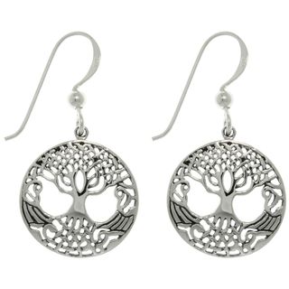 CGC Sterling Silver Tree of Life Earrings Carolina Glamour Collection Sterling Silver Earrings