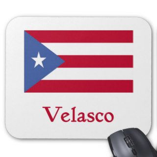 Velasco Puerto Rican Flag Mouse Pads