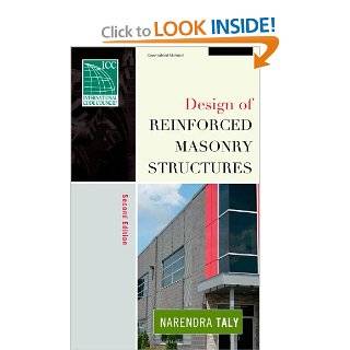 Design of Reinforced Masonry Structures Narendra Taly 9780071475556 Books