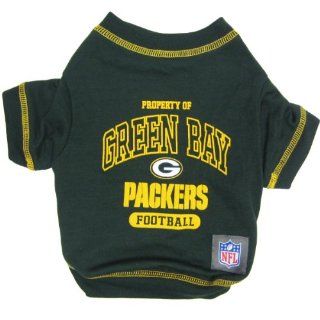 Pets First NFL Green Bay Packers T Shirt, Medium  Dog Shirt 