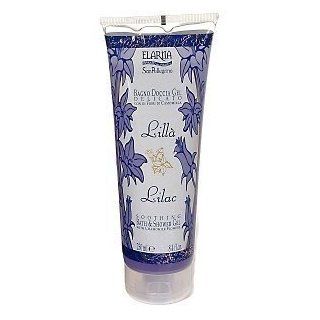 Perlier Elariia San Pellegrino Lilac Bath & Shower Gel With Chamomile Flowers 8.4 Fl.Oz. From Italy  Bath Soaps  Beauty