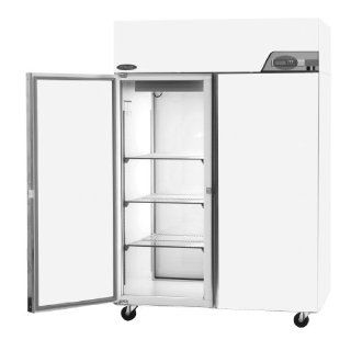 Nor Lake Scientific NSSP524WWW/0 Galvanized Steel Painted White Select Pass thru Refrigerator with 4 Solid Doors, 115V, 60Hz, 55.7 cu ft Capacity, 55" W x 79 5/8" H x 34 7/8" D, 2 to 10 Degree C Science Lab Refrigerators Industrial & S