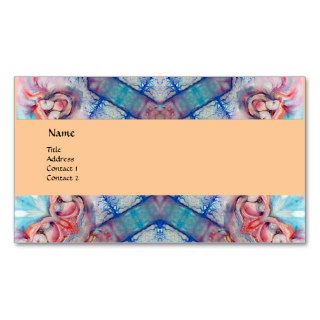 AVALON PSYCHEDELIC monogram ,pink purple blue Business Cards