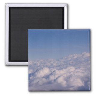 above the clouds refrigerator magnet
