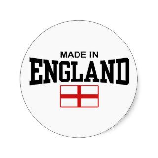 Made In England Stickers