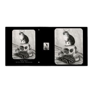 Witch's Kittens Cat Skull Gothic Goth Fantasy Art  Vinyl Binders