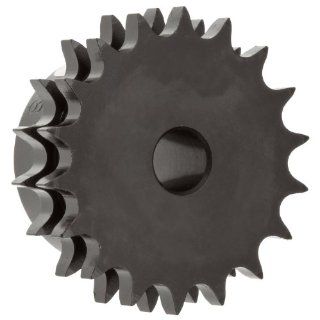 Martin Roller Chain Sprocket, Reboreable, Type B Hub, Double Strand, 06B Chain Size, 9.525mm Pitch, 36 Teeth, 16mm Bore Dia., 114.59mm OD, 90mm Hub Dia., 15.44mm Width
